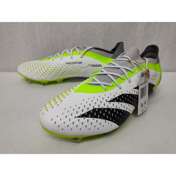 Adidas Men\'s Predator Accuracy.1 L FG Soccer‎ Cleats GZ0032 Lucid Lemon Sz 9 main image 6